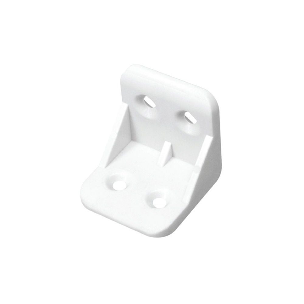 Plastik L Köşe Bağlantı Beyaz (10 Adet) - Furnicept