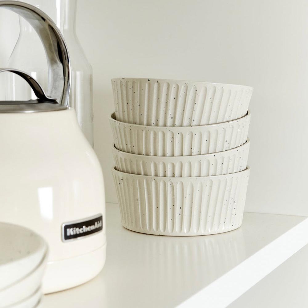Spots Stoneware Bowl