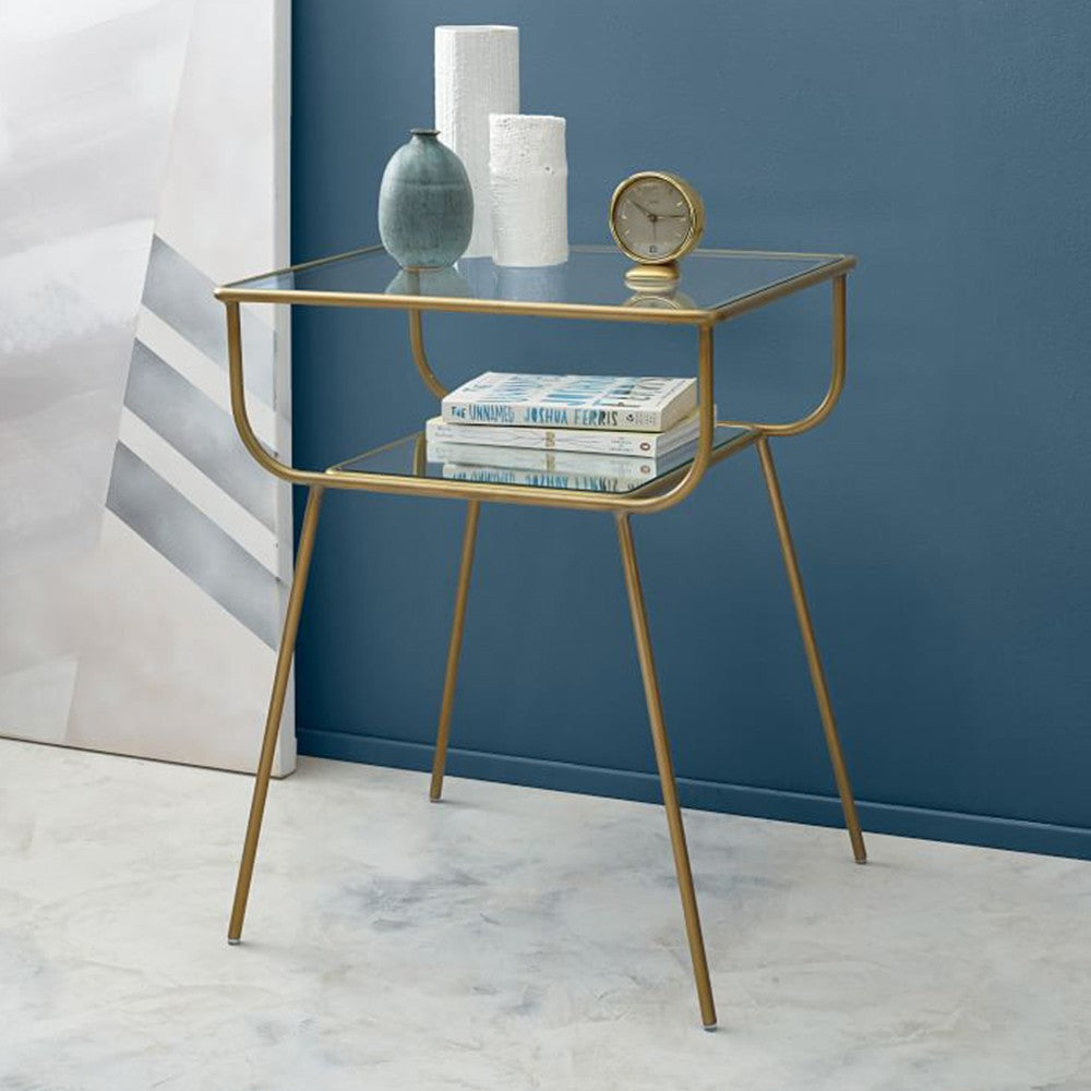 Deer Metal Nightstand
