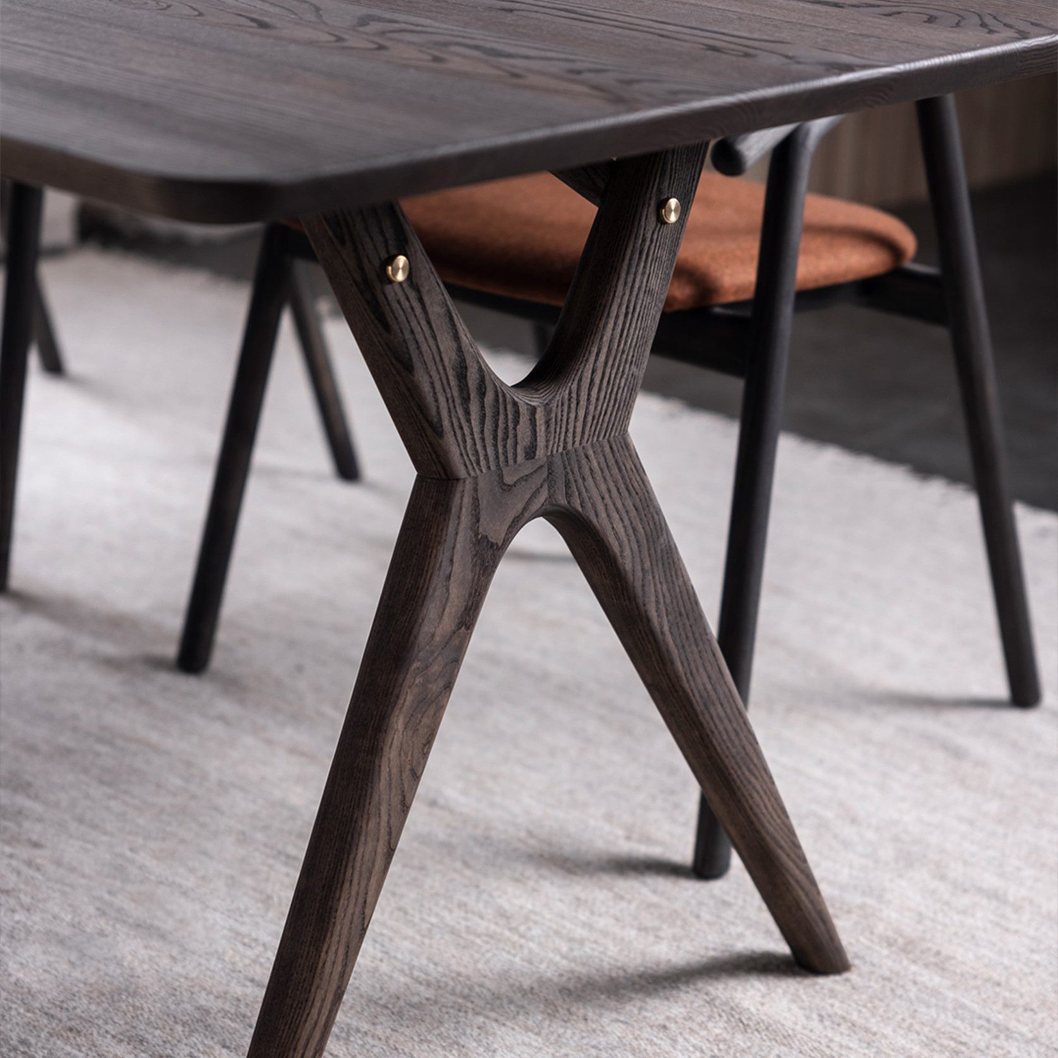 Fejita Walnut Wood Special Cut Table 