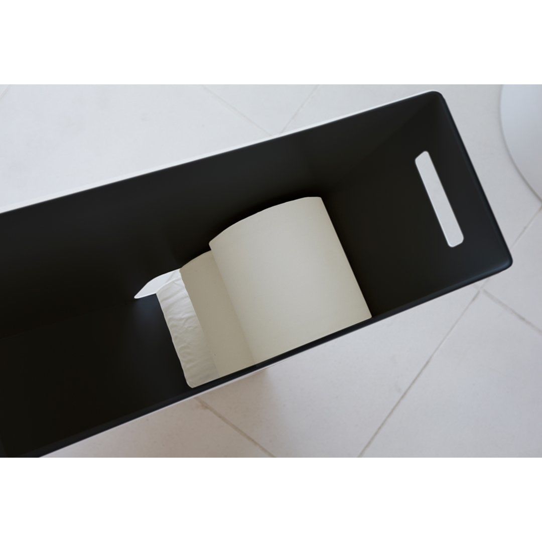 Tower Siyah Yedek Tuvalet Kağıtlık - Furnicept
