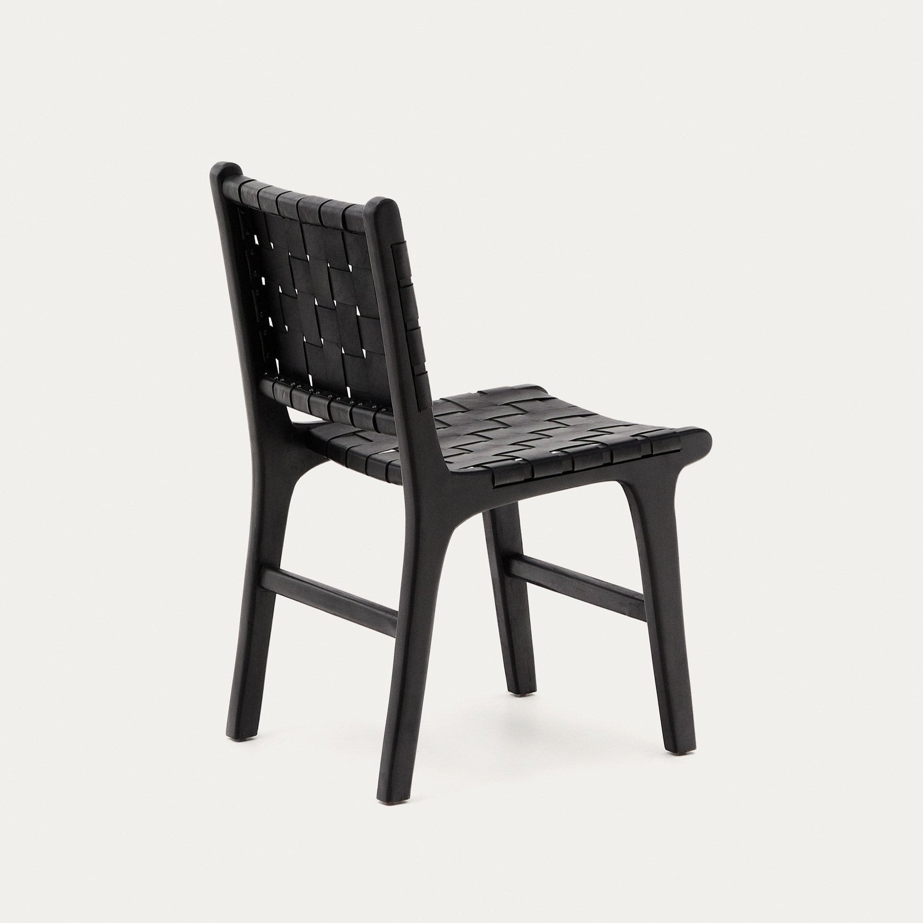 Baraki Wooden Leather Chair
