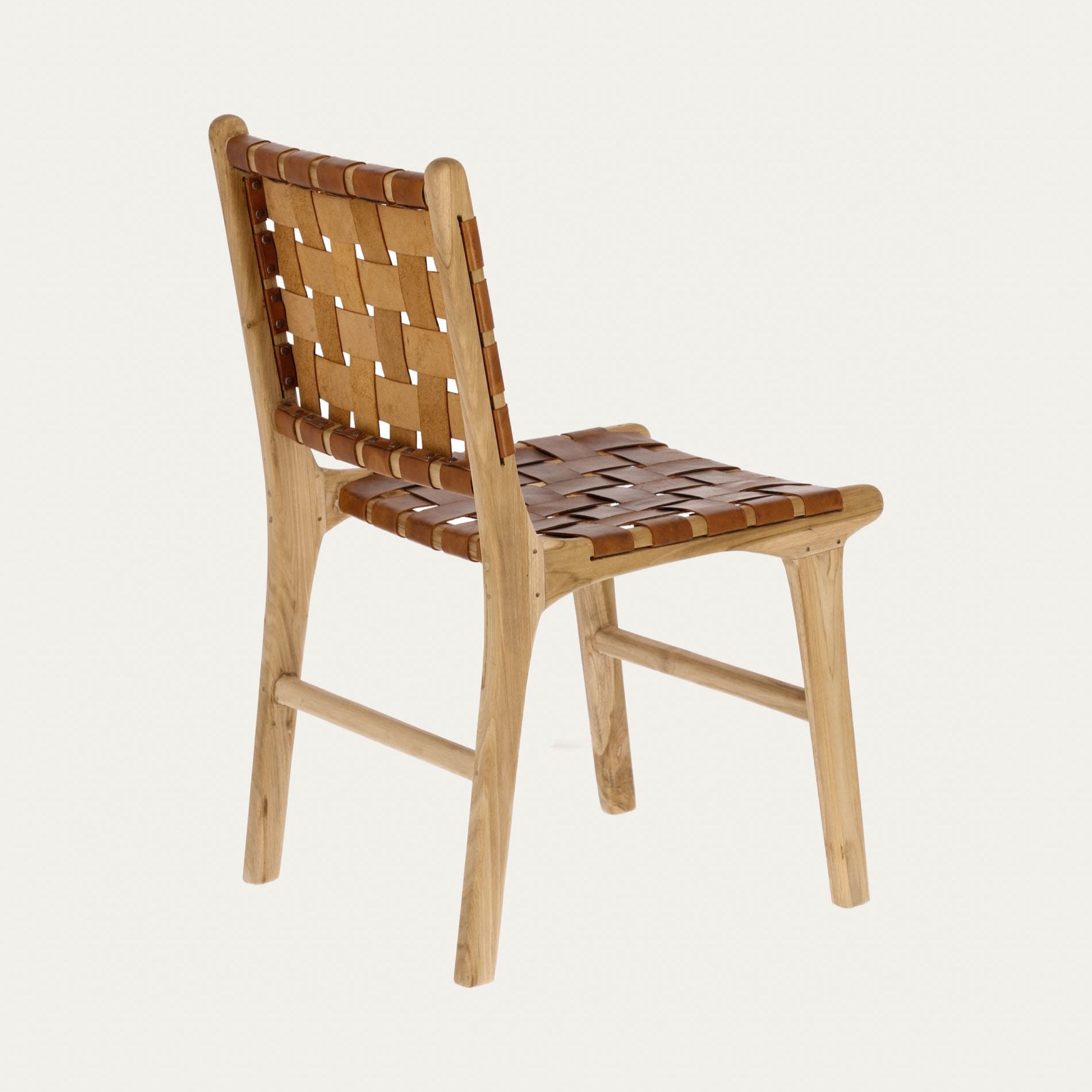 Baraki Wooden Leather Chair