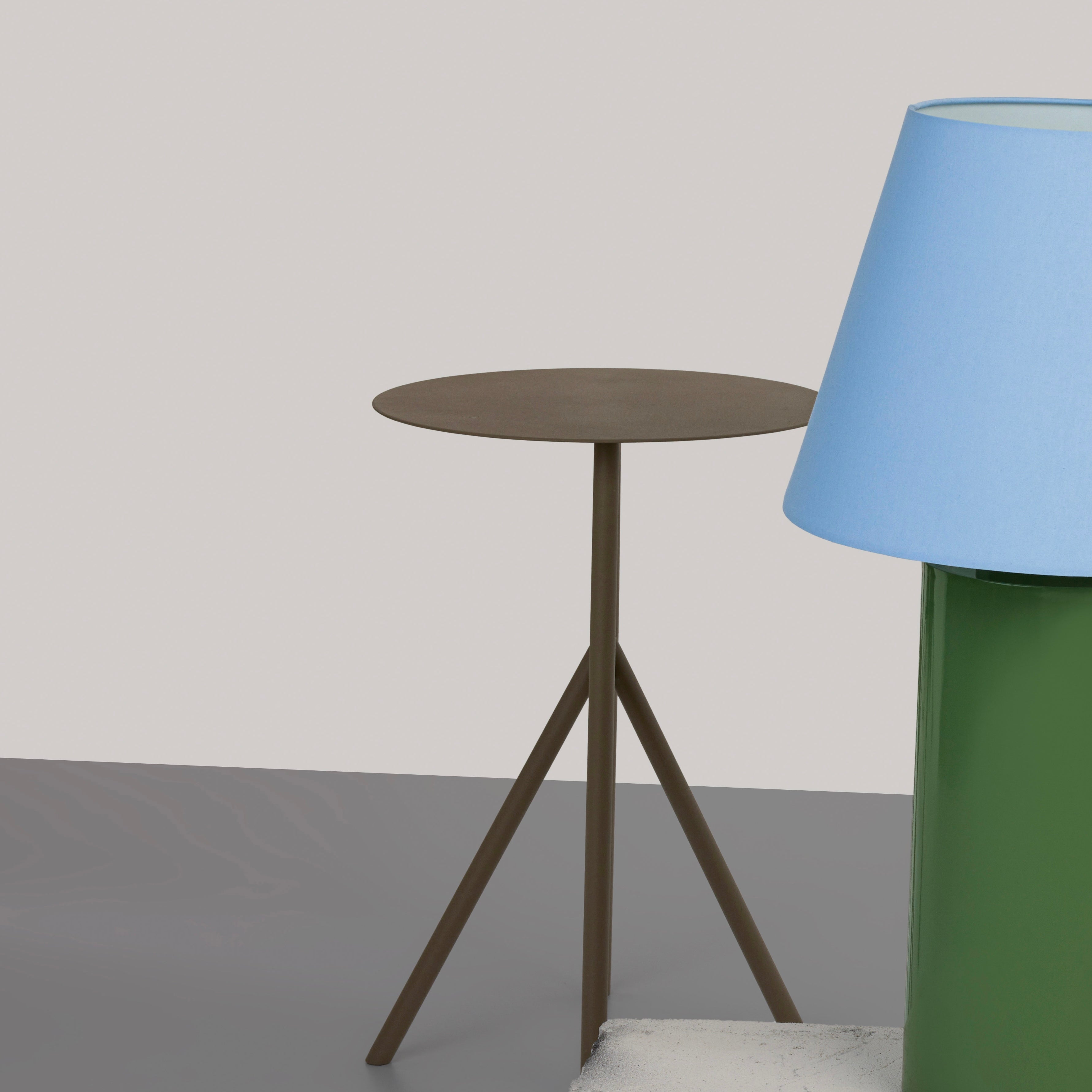 Citron Metal Side Table