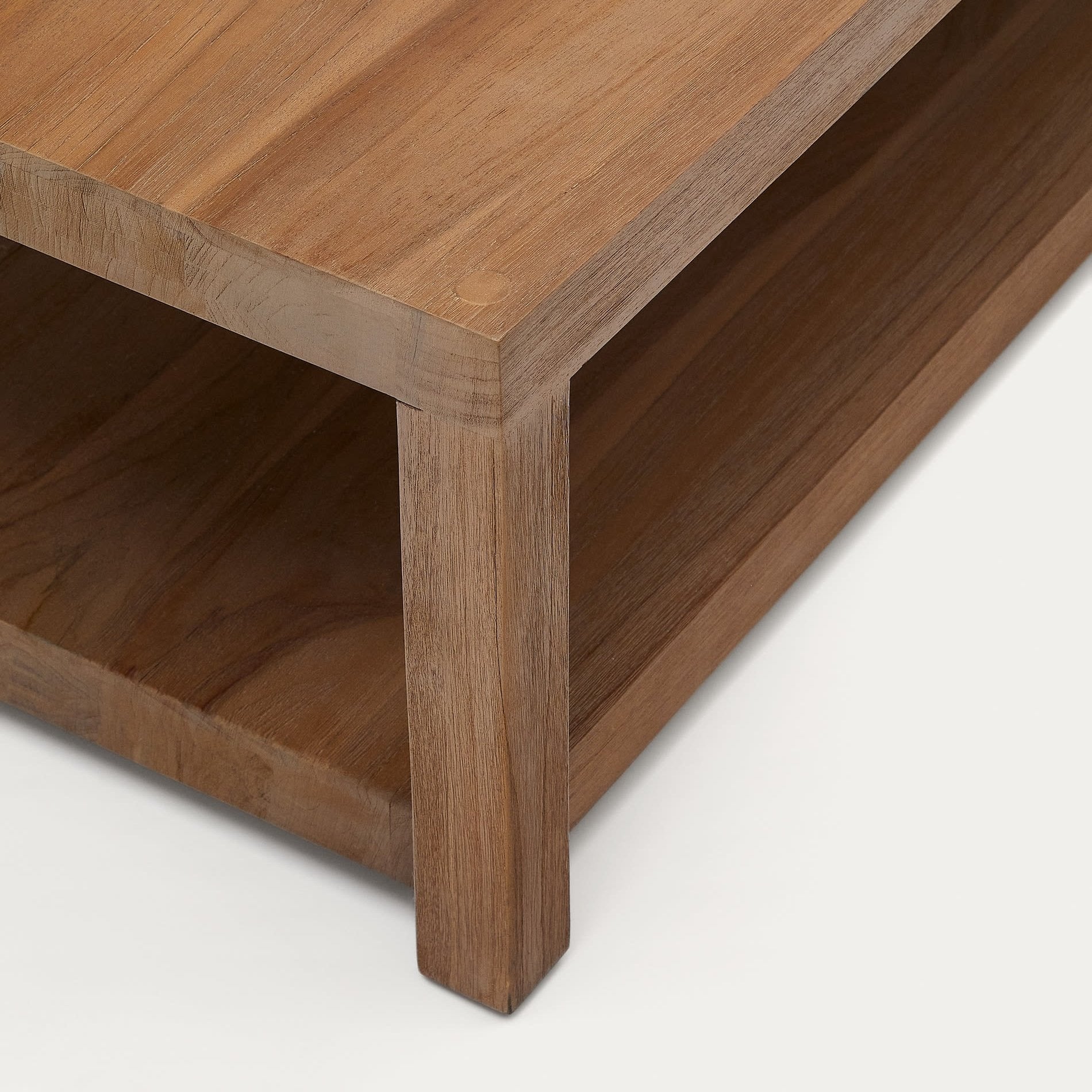 Camaino Wooden Square Coffee Table