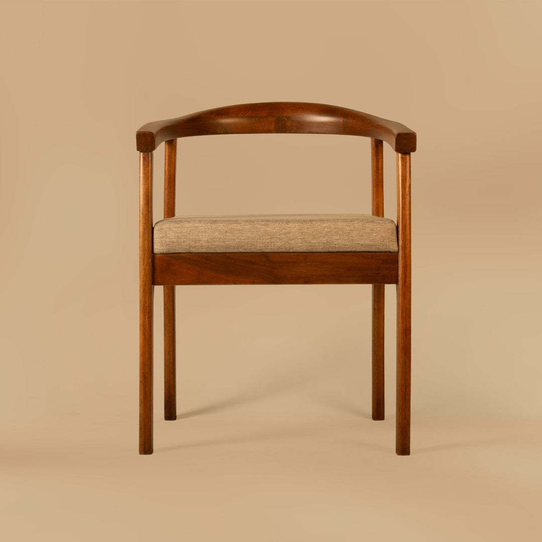 Porto Walnut Tree Wooden Chair