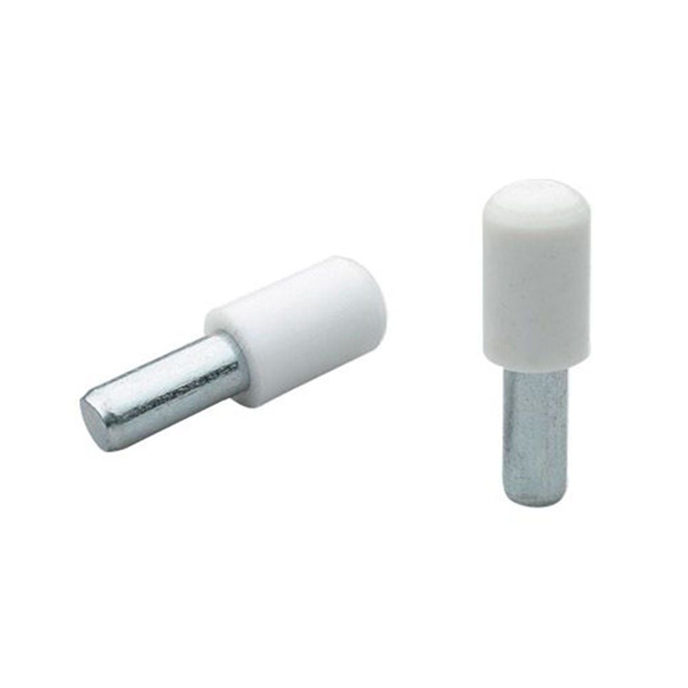Plastik Başlı Metal Raf Pimi Beyaz 5mm (50 Adet) - Furnicept