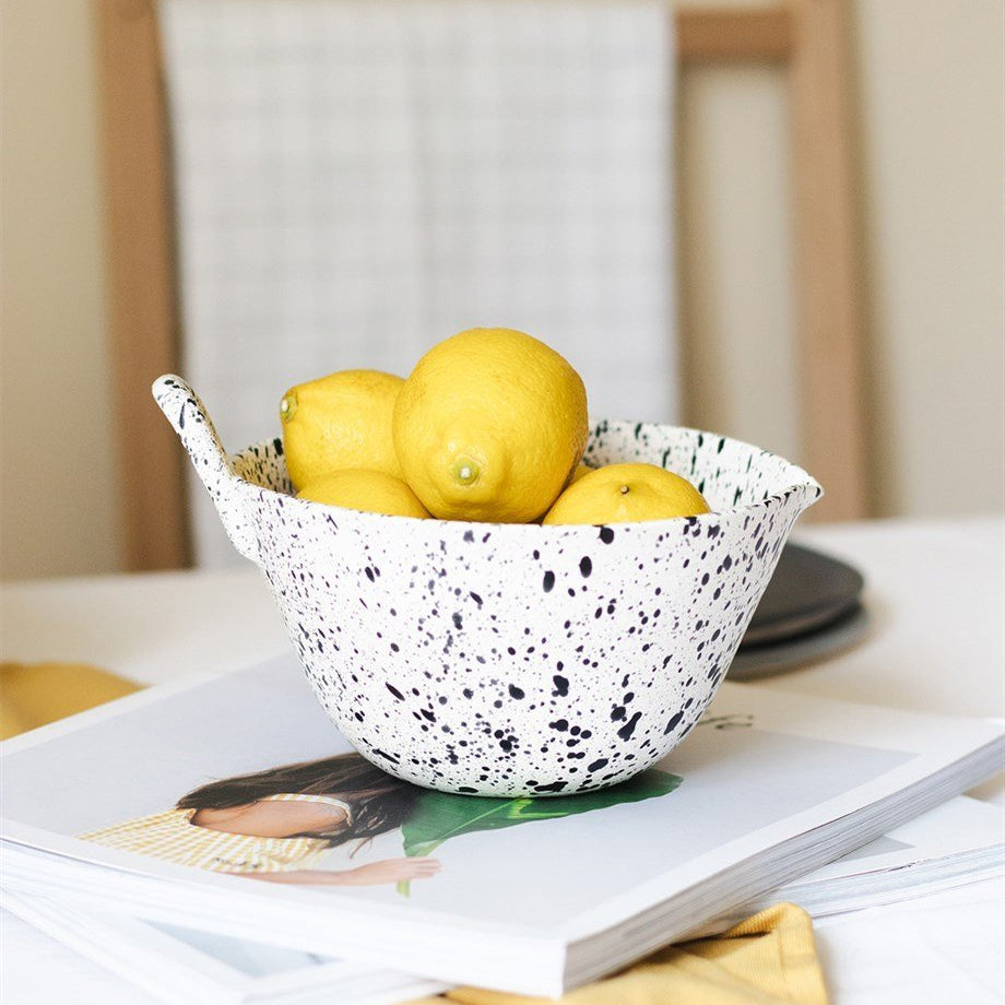 Ceramic Spotted Bowl 850 ml