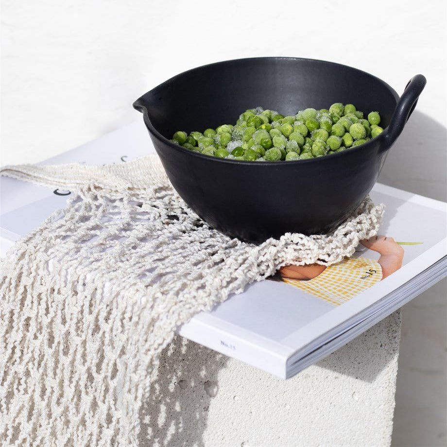 Ceramic Spotted Bowl 850 ml
